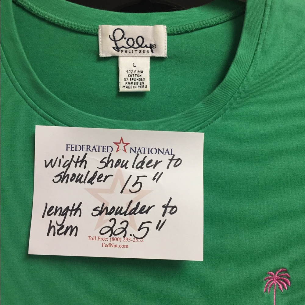 White label Lilly Pulitzer short sleeve t shirt
